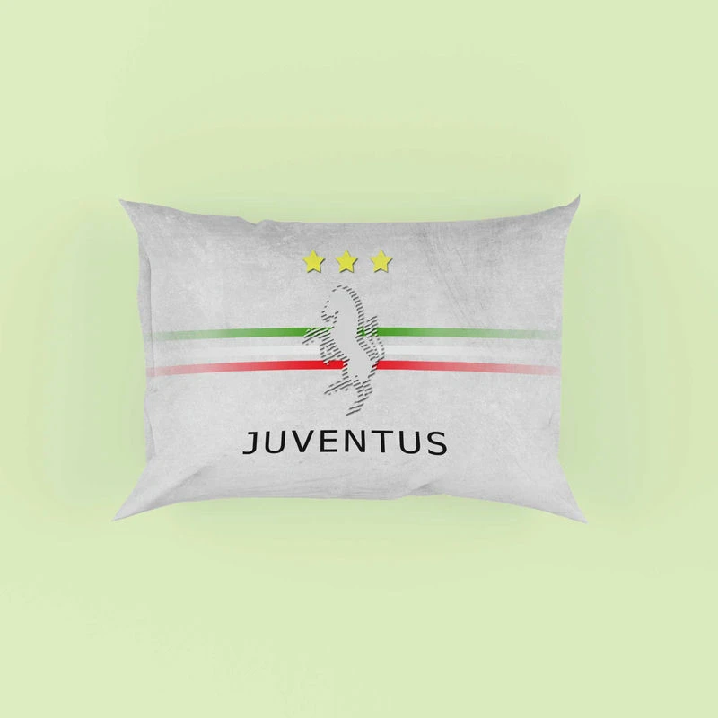 Italian Popular Soccer Club Juve Logo Pillow Case