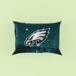 Energetic NFL Football Player Philadelphia Eagles Pillow Case