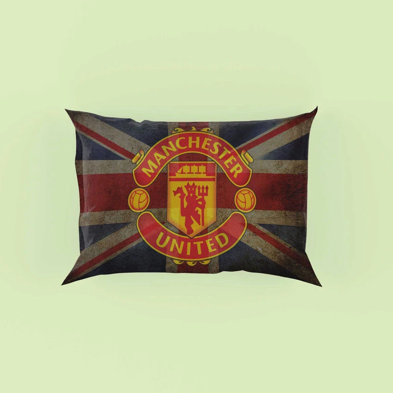 Popular Soccer Club Manchester United Logo Pillow Case