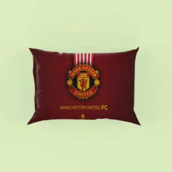 Excellent English Soccer Team Manchester United Logo Pillow Case