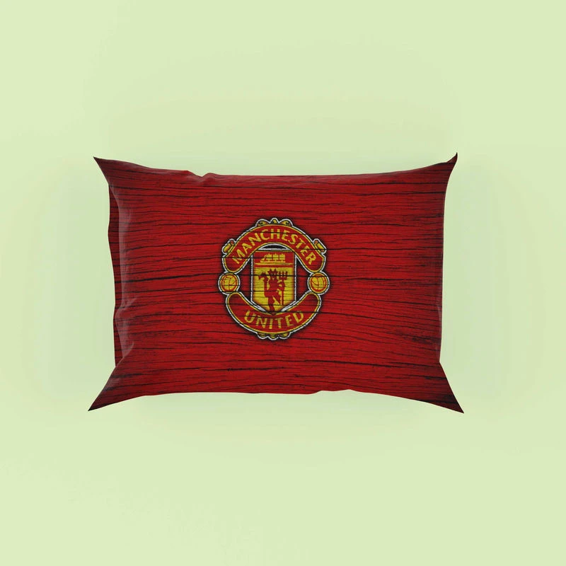 Energetic Football Club Manchester United Logo Pillow Case