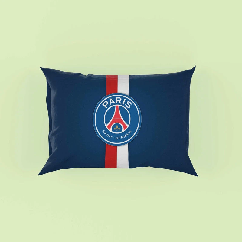 Paris Saint Germain FC Strong Football Club Pillow Case