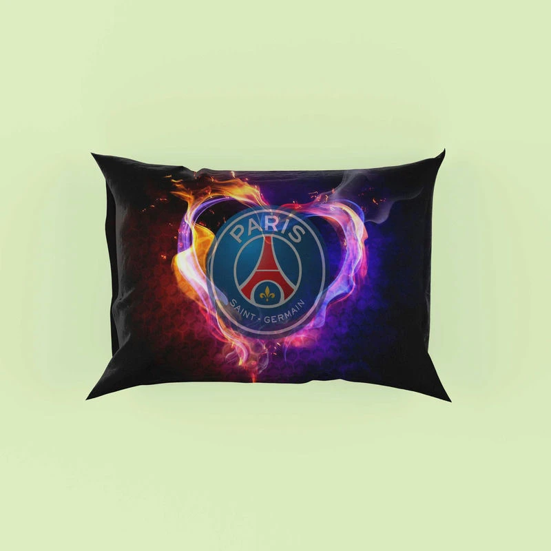 Paris Saint Germain FC Energetic Football Team Pillow Case