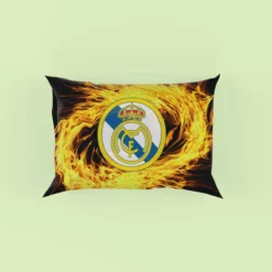 Real Madrid Fire Logo Pillow Case