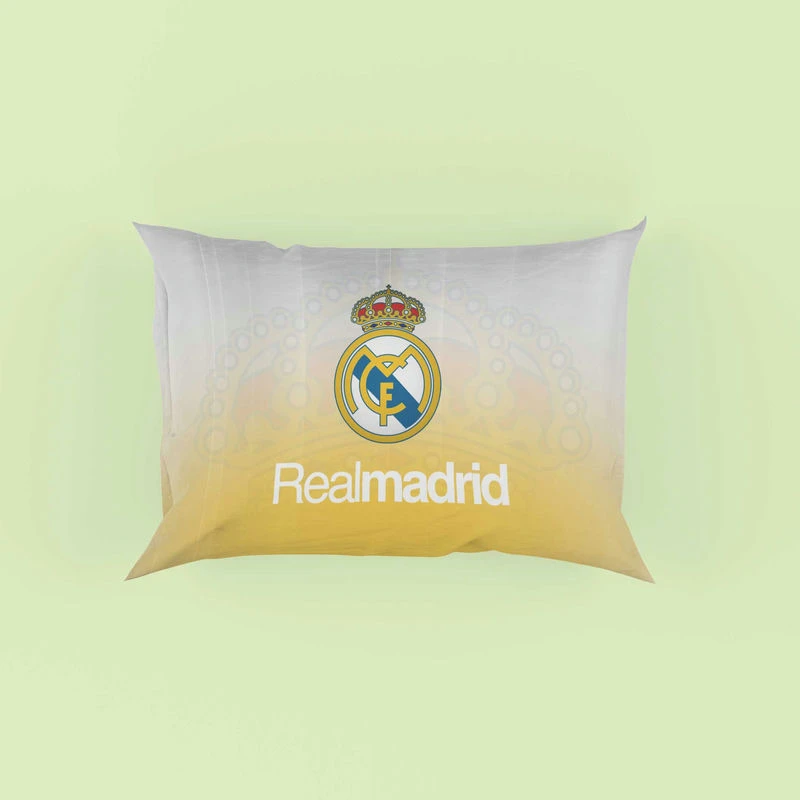 Professional Soccer Club Real Madrid Logo Pillow Case