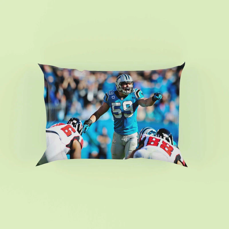 Popular NFL Football Player Luke Kuechly Pillow Case