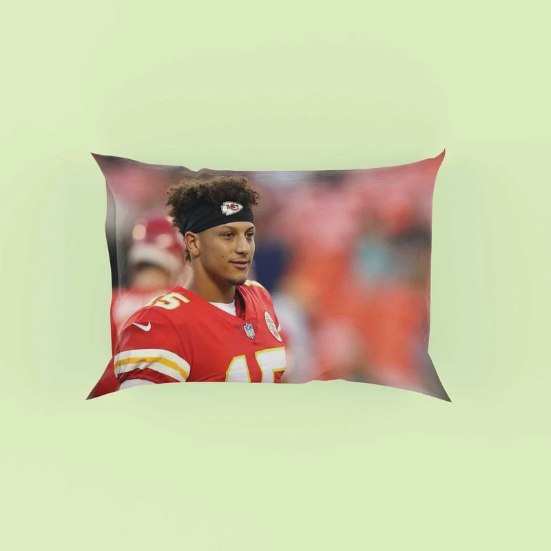 Powerful NFL Football Player Patrick Mahomed Pillow Case