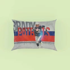 Awarded American Football Player Tom Brady Pillow Case