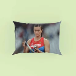 World Record Athlete Yelena Isinbayeva Pillow Case
