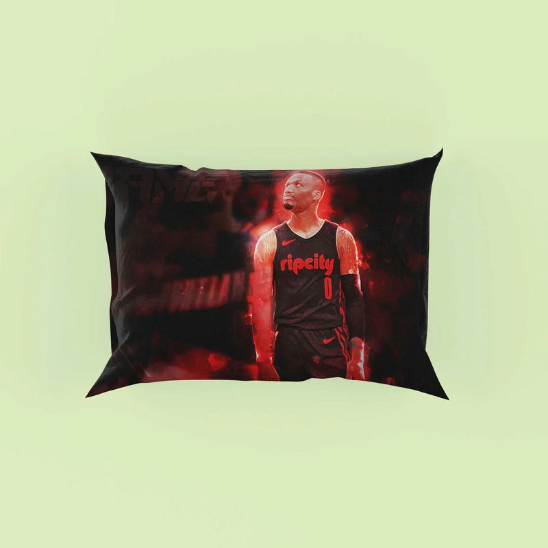 Professional NBA Basketball Player Damian Lillard Pillow Case