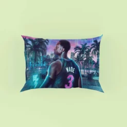 Dwyane Wade in NBA 2K20 Game Pillow Case