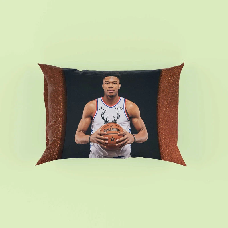 NBA Basketball Player Giannis Antetokounmpo Pillow Case