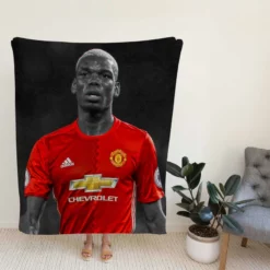 Man United Sports Player Paul Pogba Fleece Blanket