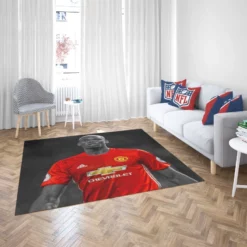 Man United Sports Player Paul Pogba Rug 2