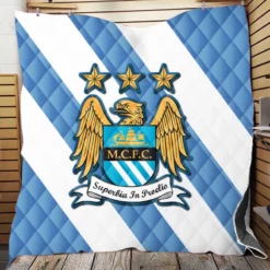 Manchester City FC Excellent Football Club Quilt Blanket