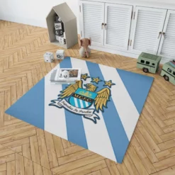 Manchester City FC Excellent Football Club Rug 1