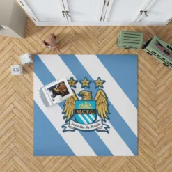 Manchester City FC Excellent Football Club Rug