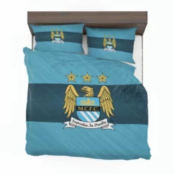 Manchester City FC Exciting Soccer Club Bedding Set 1