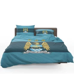 Manchester City FC Exciting Soccer Club Bedding Set