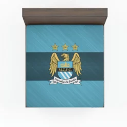 Manchester City FC Exciting Soccer Club Fitted Sheet