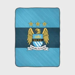 Manchester City FC Exciting Soccer Club Fleece Blanket 1