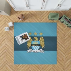 Manchester City FC Exciting Soccer Club Rug