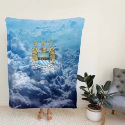 Manchester City FC Football Club Fleece Blanket