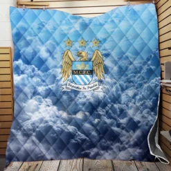 Manchester City FC Football Club Quilt Blanket