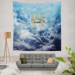 Manchester City FC Football Club Tapestry