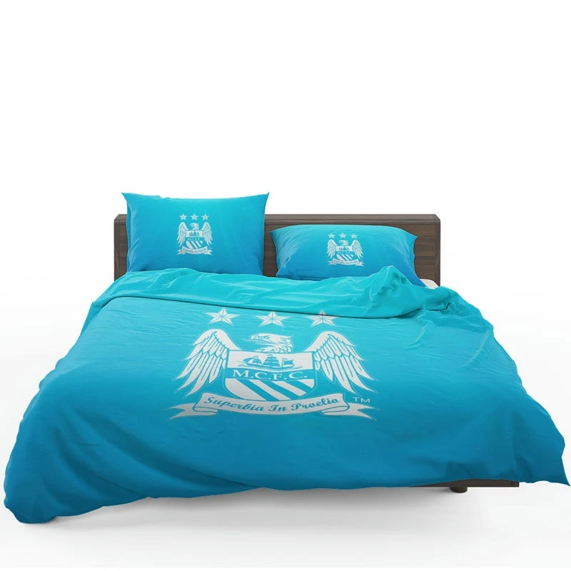 Manchester City FC Premier League Club Bedding Set