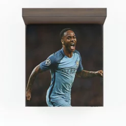 Manchester City Football Player Raheem Sterling Fitted Sheet