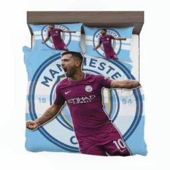 Manchester City  Sergio Aguero Bedding Set 1