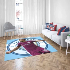 Manchester City  Sergio Aguero Rug 2