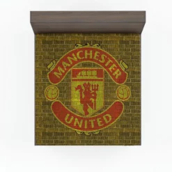Manchester United Awarded Football Team Fitted Sheet