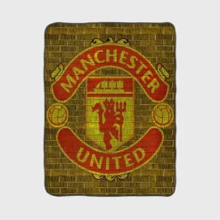 Manchester United Awarded Football Team Fleece Blanket 1