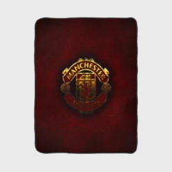 Manchester United Club Logo Fleece Blanket 1