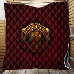 Manchester United Club Logo Quilt Blanket