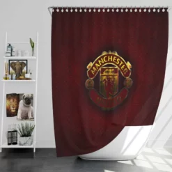 Manchester United Club Logo Shower Curtain