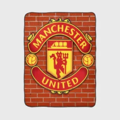 Manchester United FC Active Football Club Fleece Blanket 1