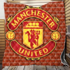 Manchester United FC Active Football Club Quilt Blanket