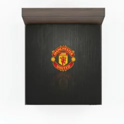 Manchester United FC Energetic Football Player Fitted Sheet