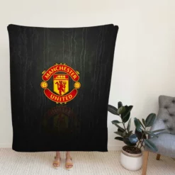 Manchester United FC Energetic Football Player Fleece Blanket