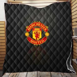 Manchester United FC Energetic Football Player Quilt Blanket