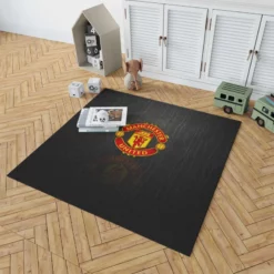 Manchester United FC Energetic Football Player Rug 1