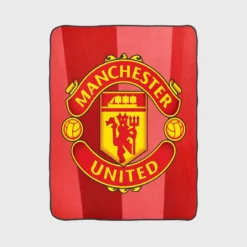 Manchester United FC Premier League Football Club Fleece Blanket 1