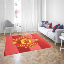 Manchester United FC Premier League Football Club Rug 2