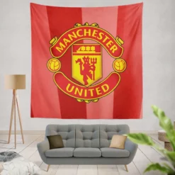 Manchester United FC Premier League Football Club Tapestry