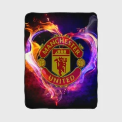 Manchester United FC Premier League UK Football Club Fleece Blanket 1