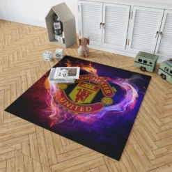 Manchester United FC Premier League UK Football Club Rug 1