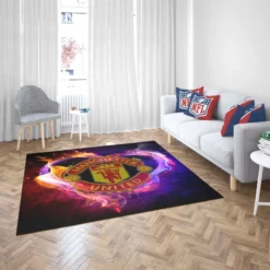 Manchester United FC Premier League UK Football Club Rug 2